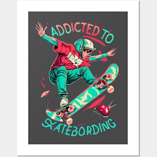 Skateboard Lover Posters and Art